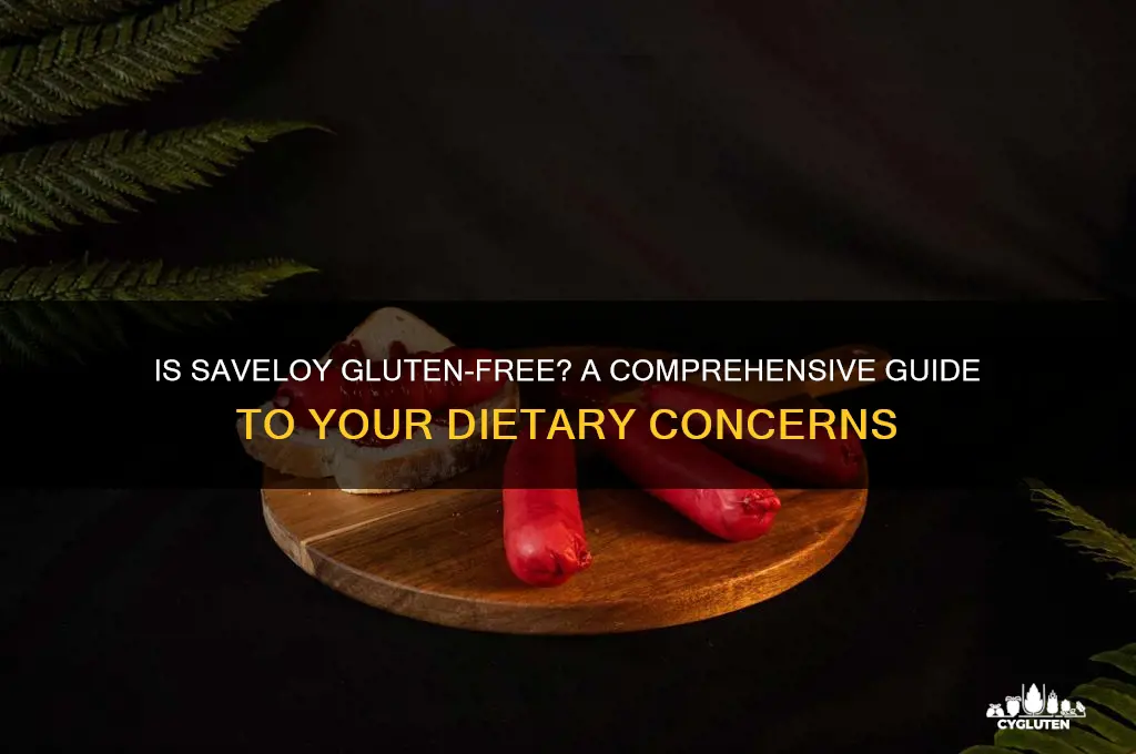 is saveloy gluten free