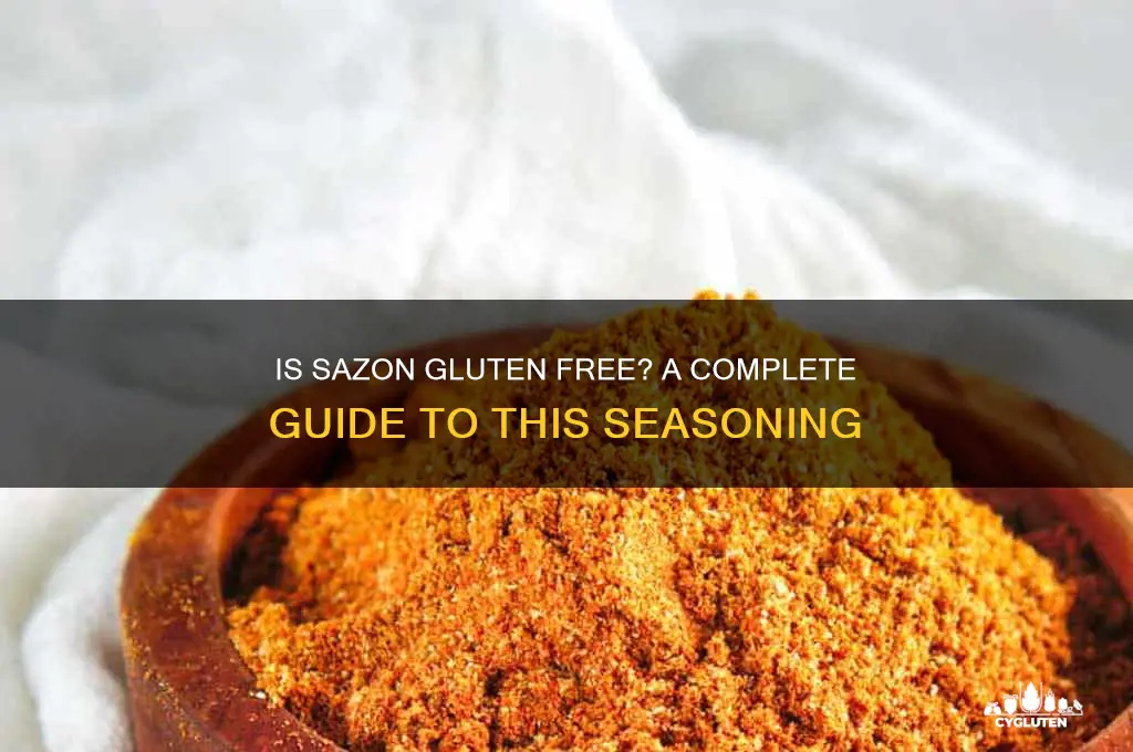 is sazon gluten free