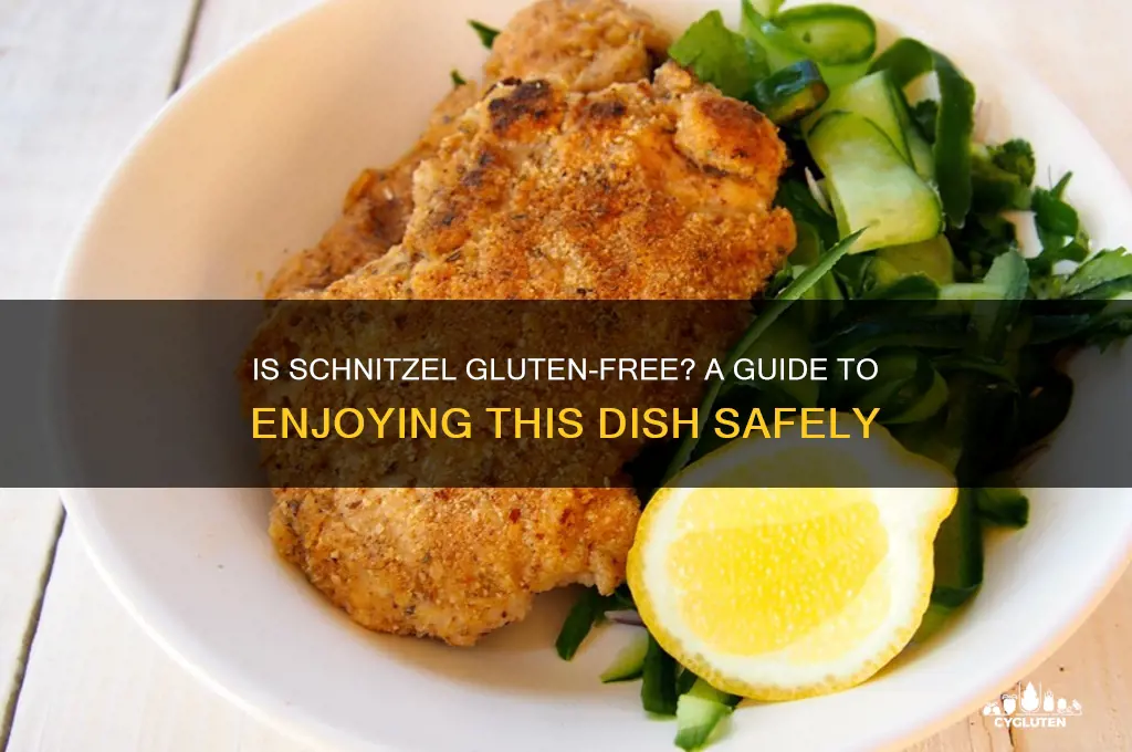 is schnitzel gluten free