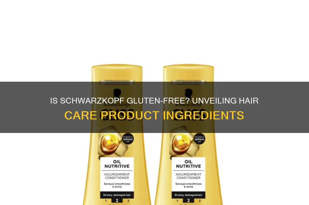is schwarzkopf gluten free