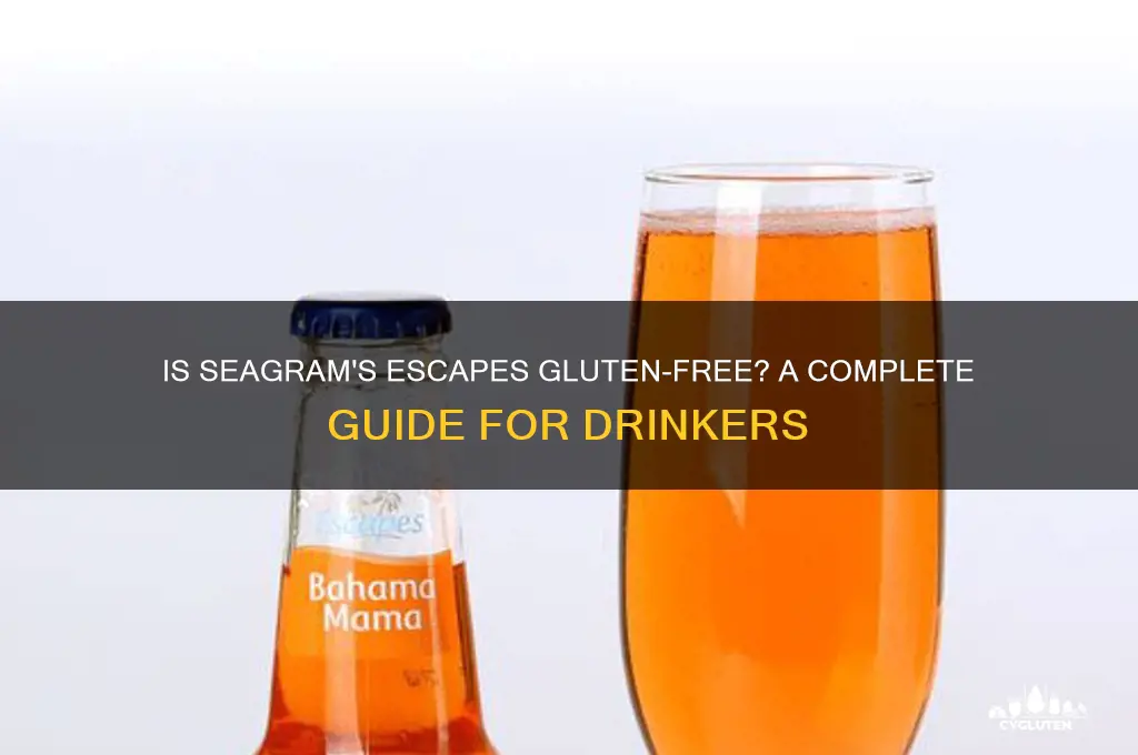 is seagrams escapes gluten free