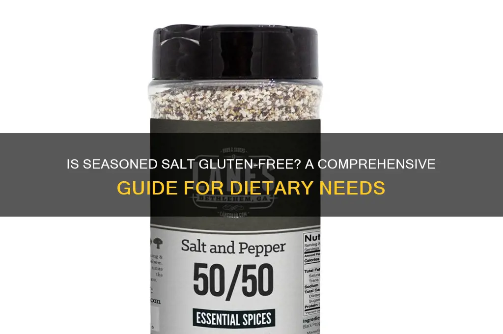 is seasoned salt gluten free