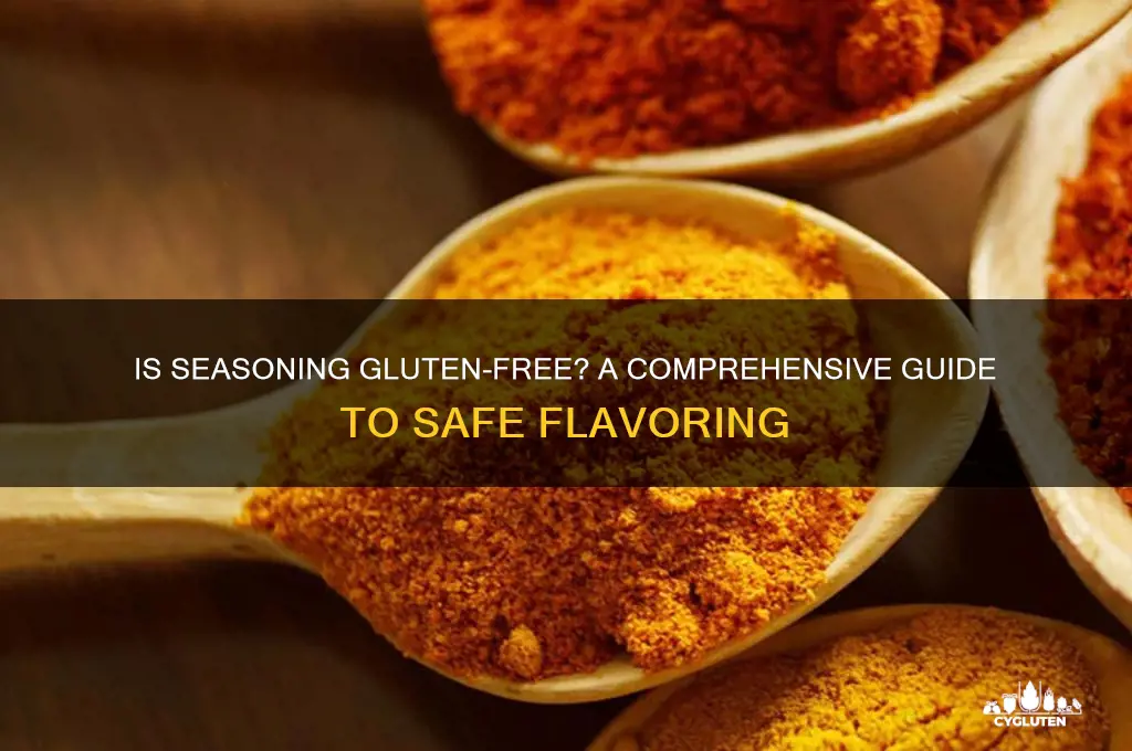 is seasoninh gluten free