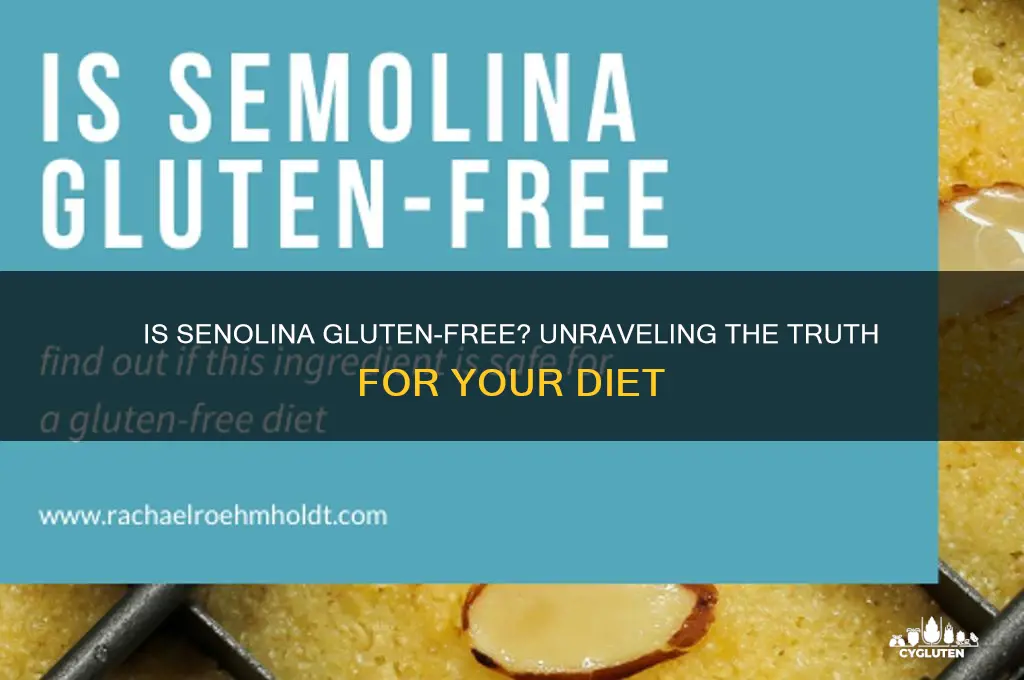 is senolina gluten free