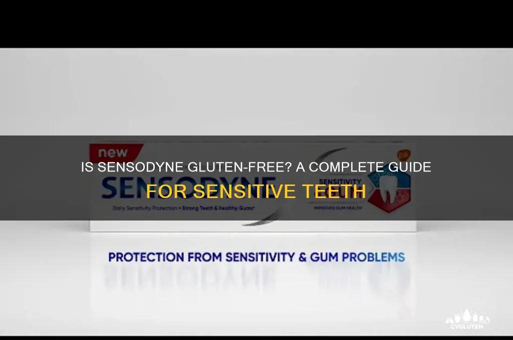 is sensodyn gluten free
