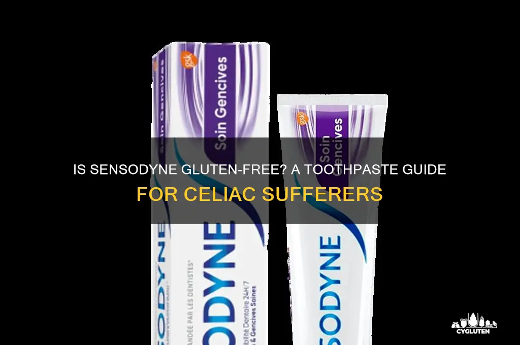 is sensodyne gluten free