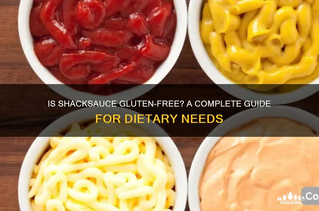 is shacksauce gluten free