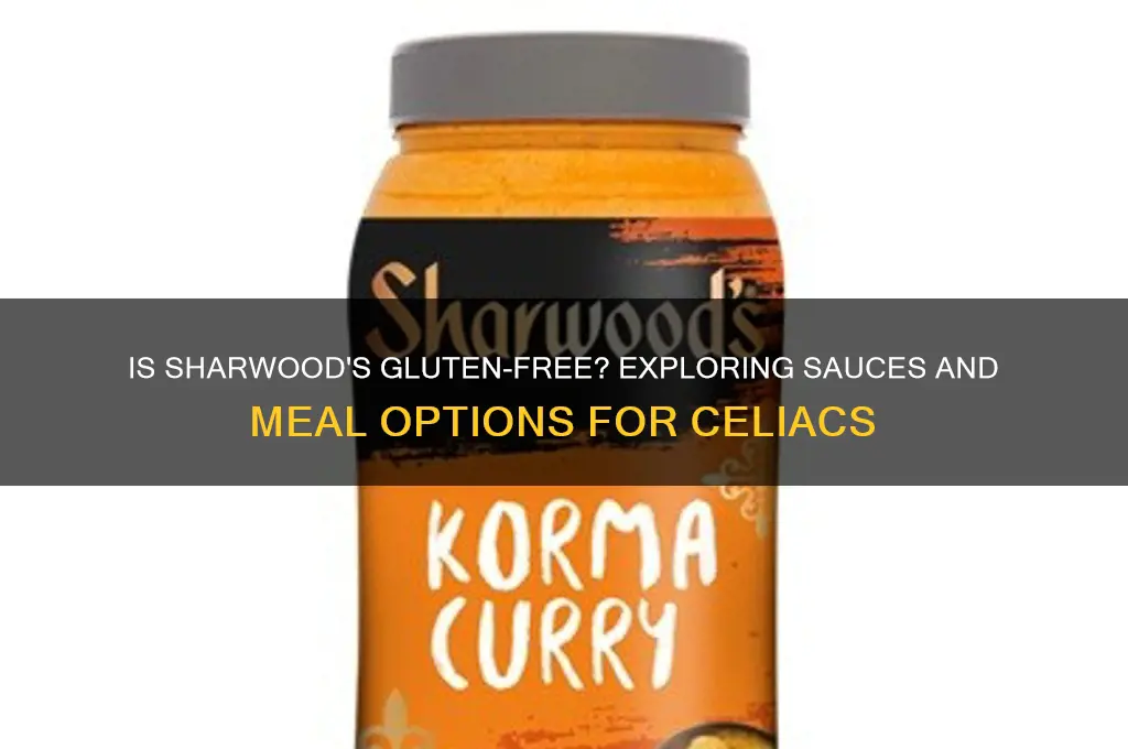 is sharwoods gluten free