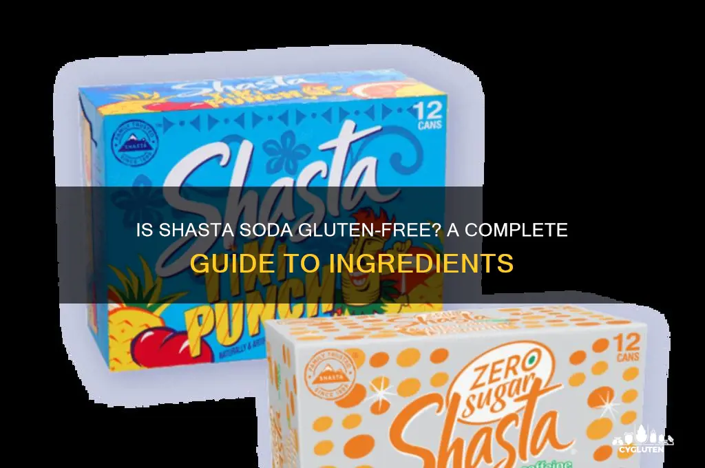 is shasta gluten free