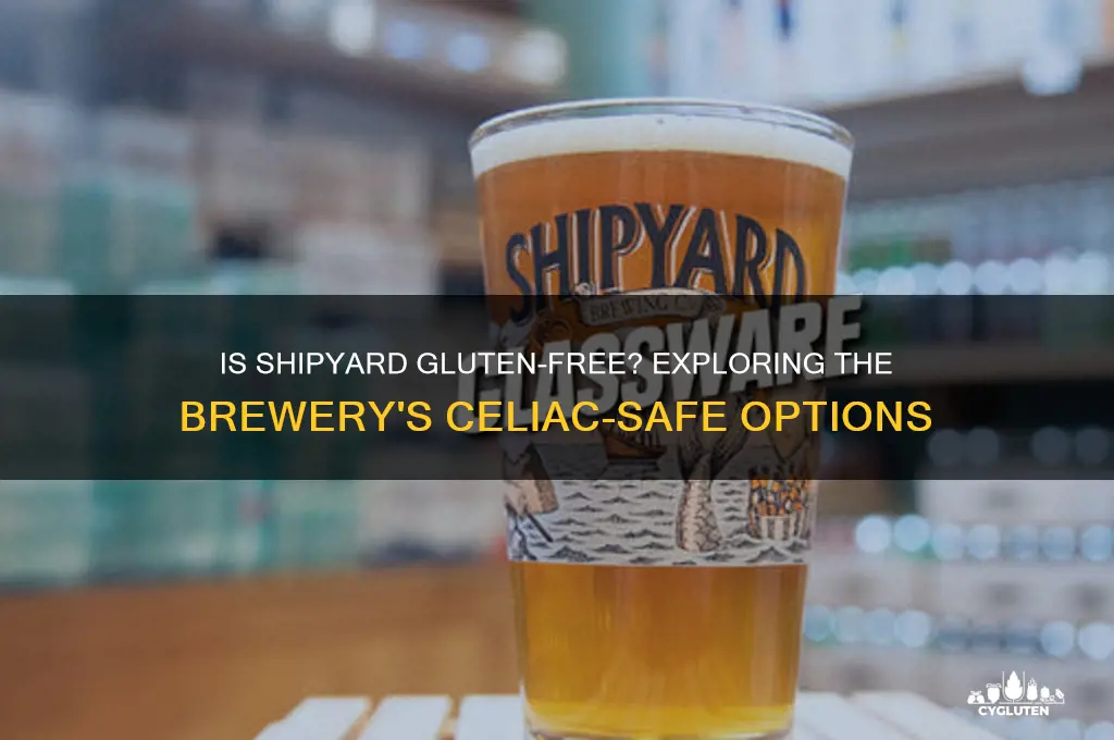 is shipyard gluten free