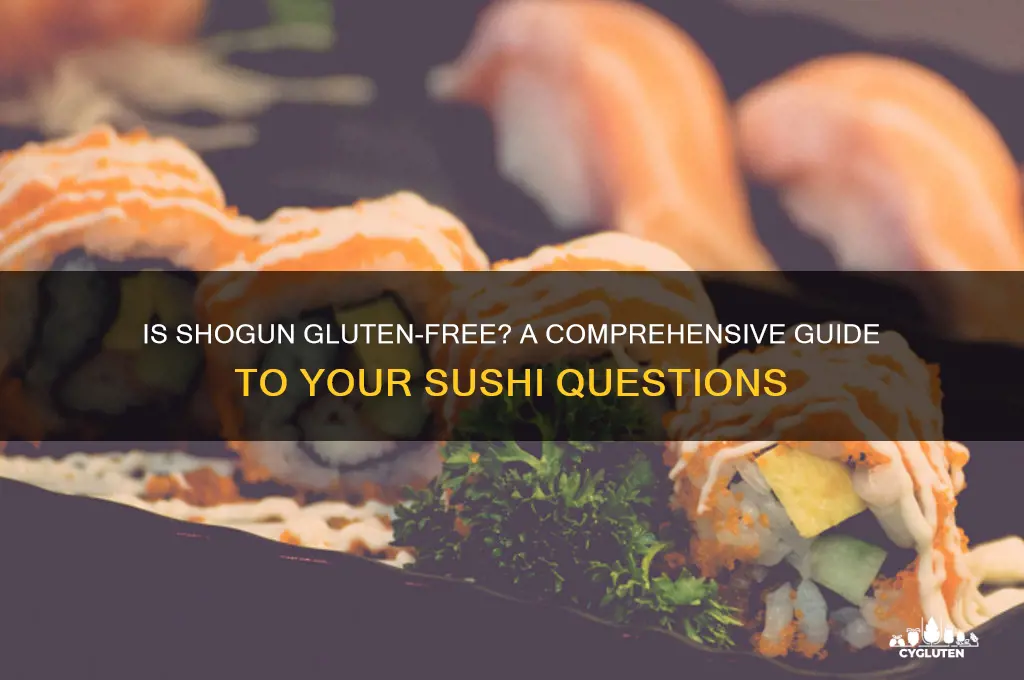 is shogun gluten free