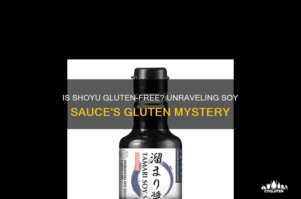 is shoyu gluten free