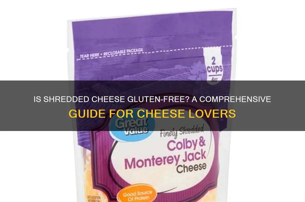 is shredded cheese gluten free