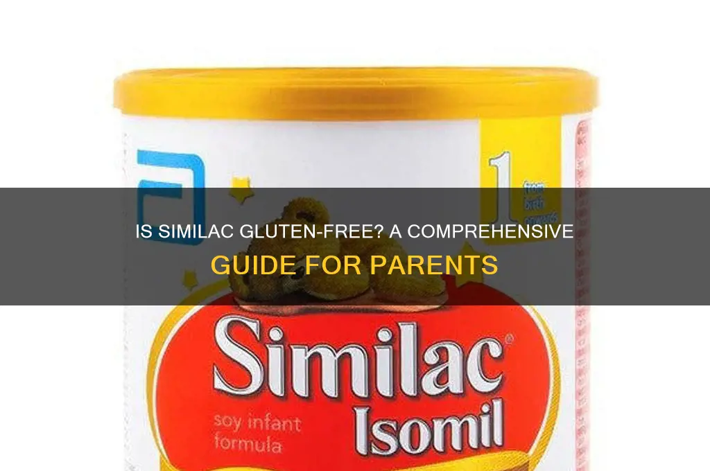is similac gluten free