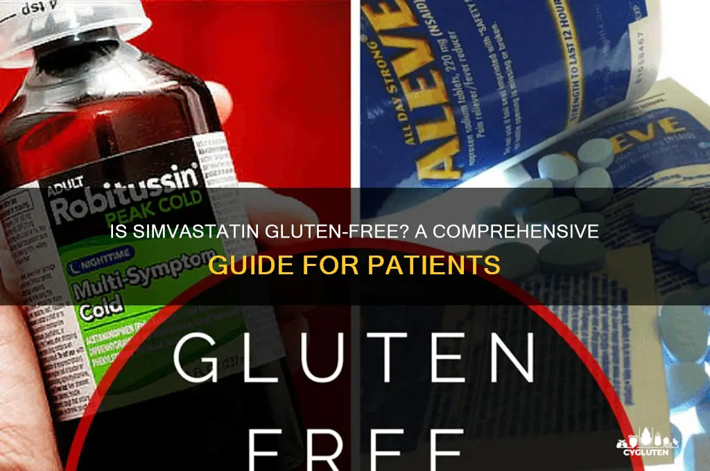 is simvastatin gluten free