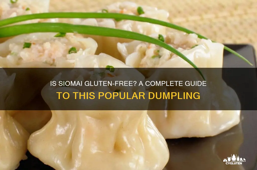is siomai gluten free