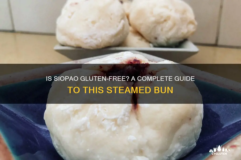 is siopao gluten free
