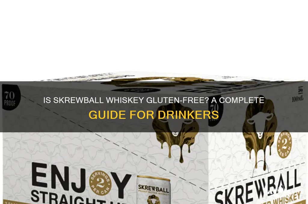 is skrewball whiskey gluten free