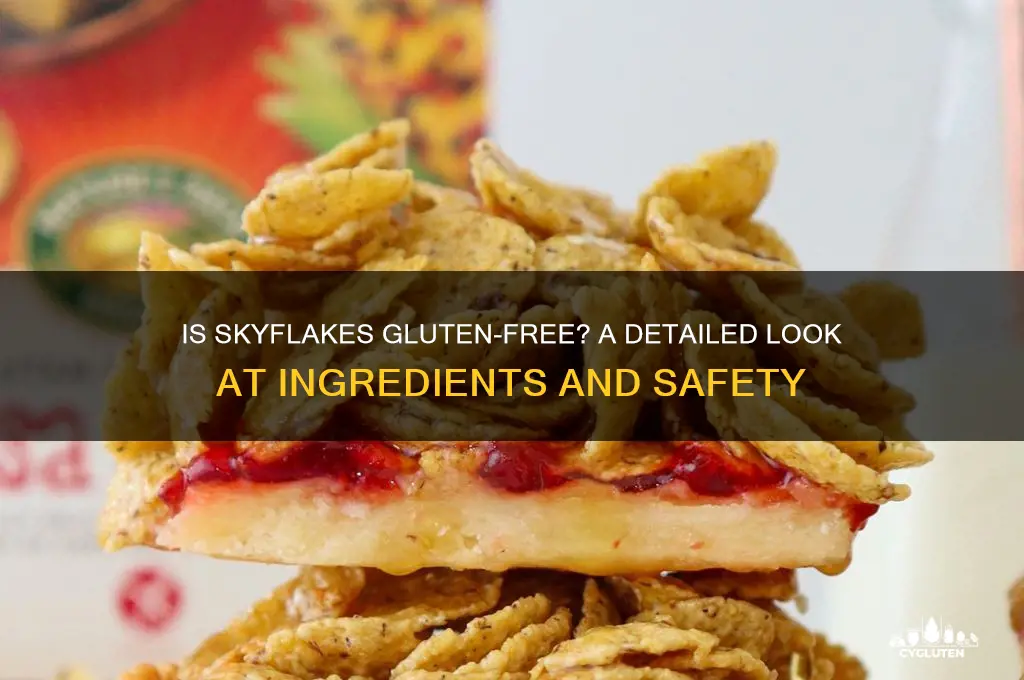 is skyflakes gluten free