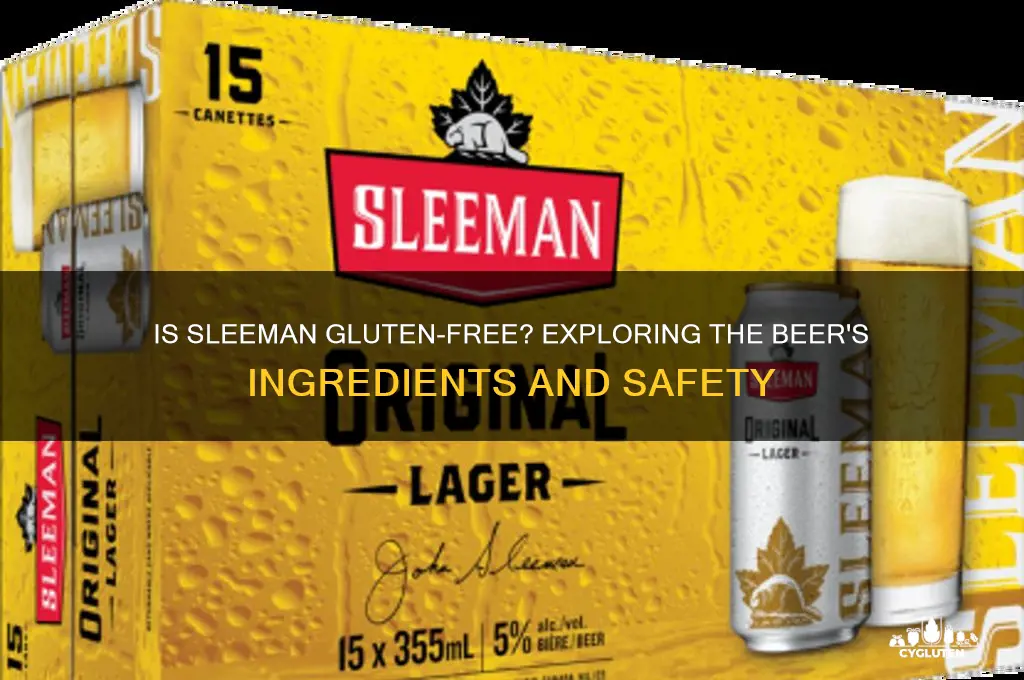 is sleeman gluten free