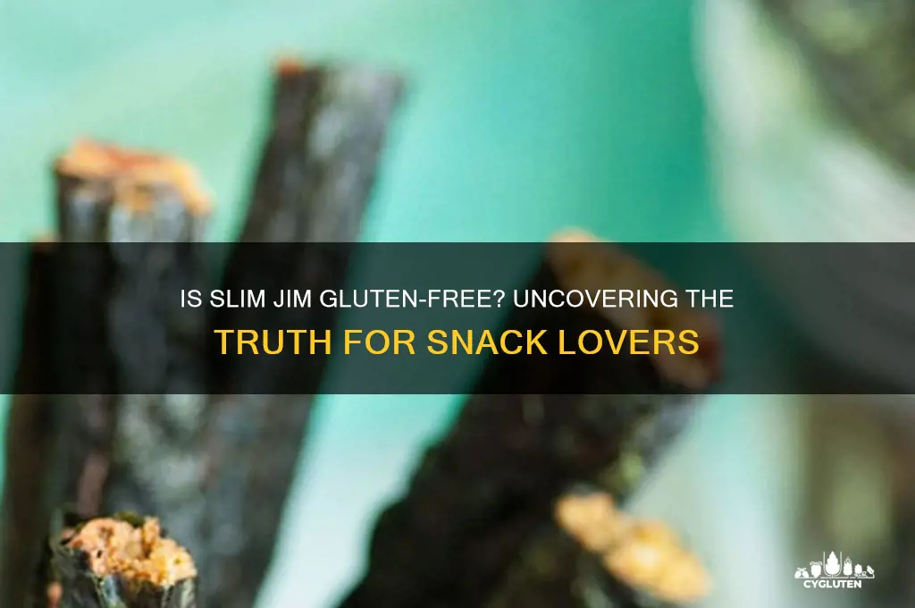is slim jim gluten free