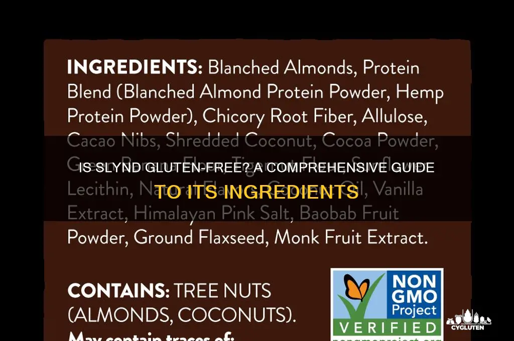 is slynd gluten free