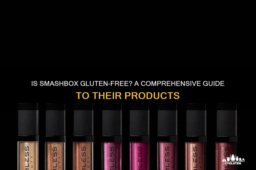 is smashbox gluten free