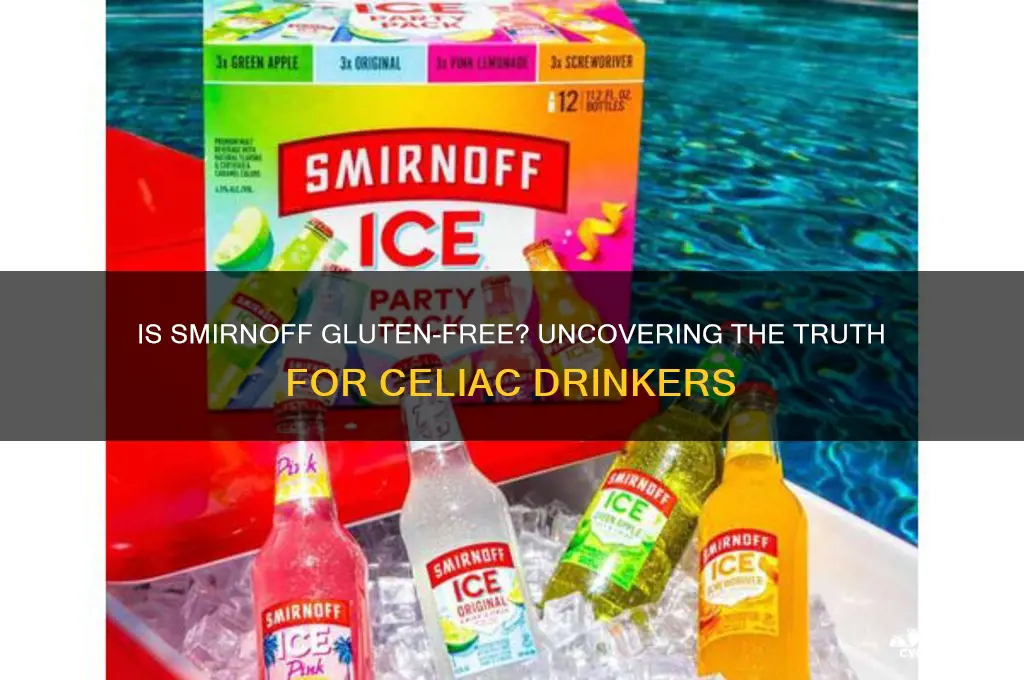 is smirnoff gluten-free