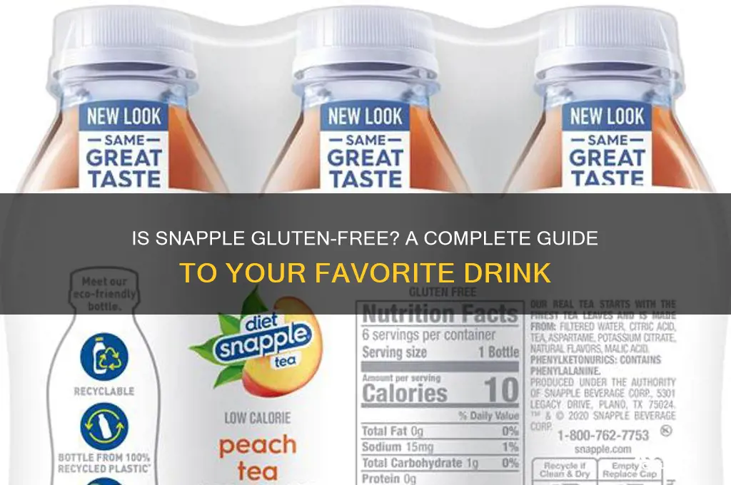 is snapple gluten free
