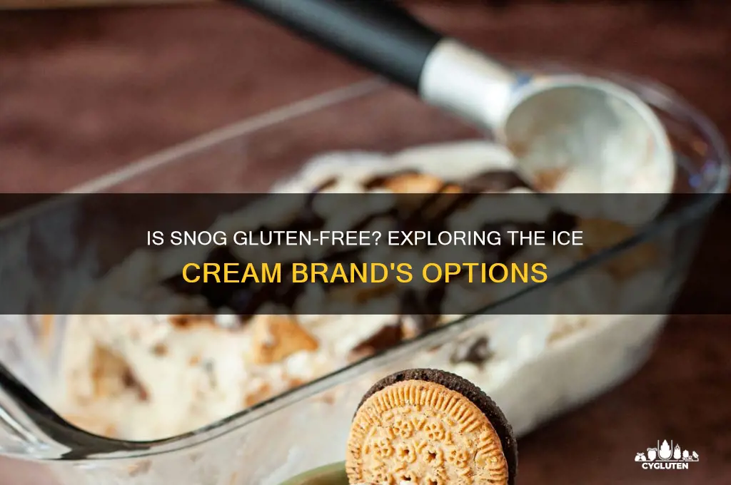 is snog gluten free