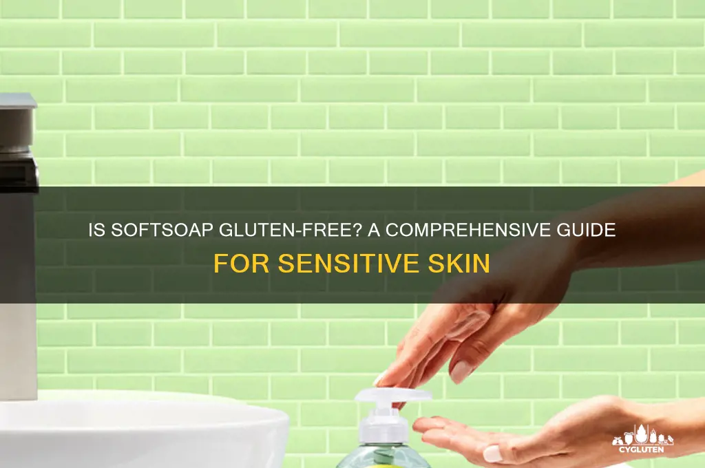 is softsoap gluten free