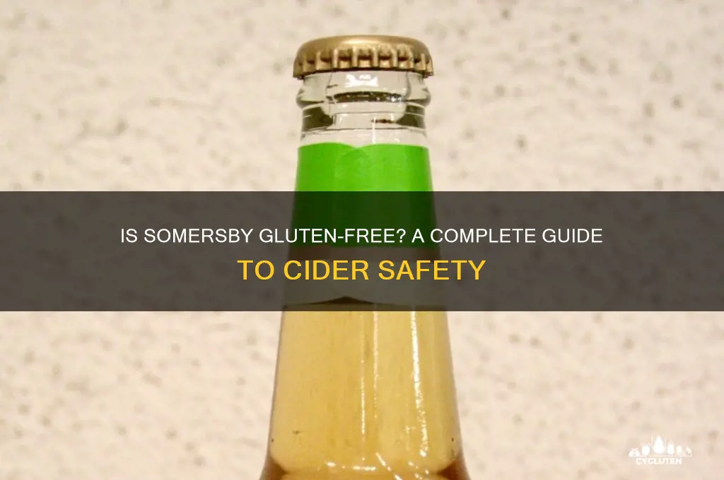 is somersby gluten free