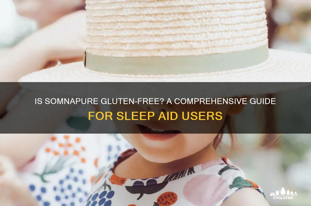 is somnapure gluten free