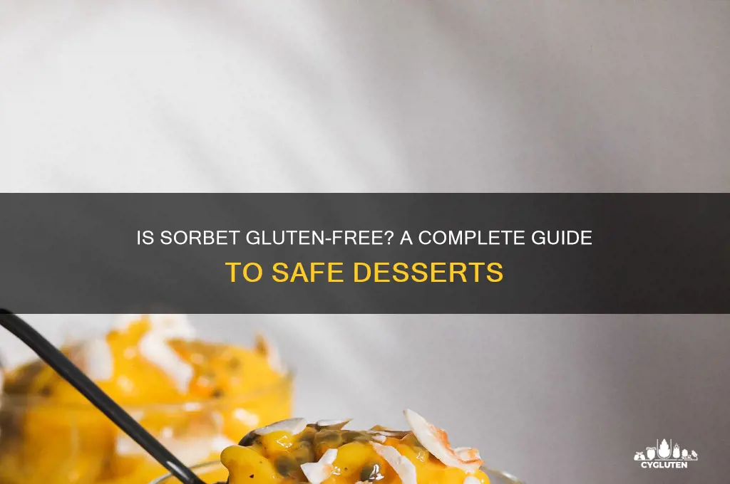 is sorbet gluten free