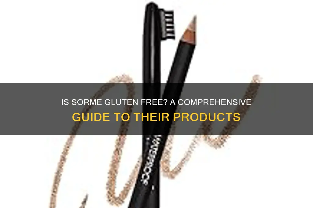 is sorme gluten free