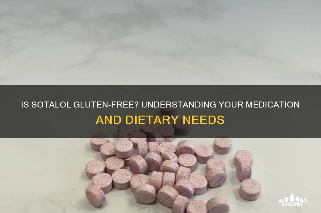 is sotalol gluten free