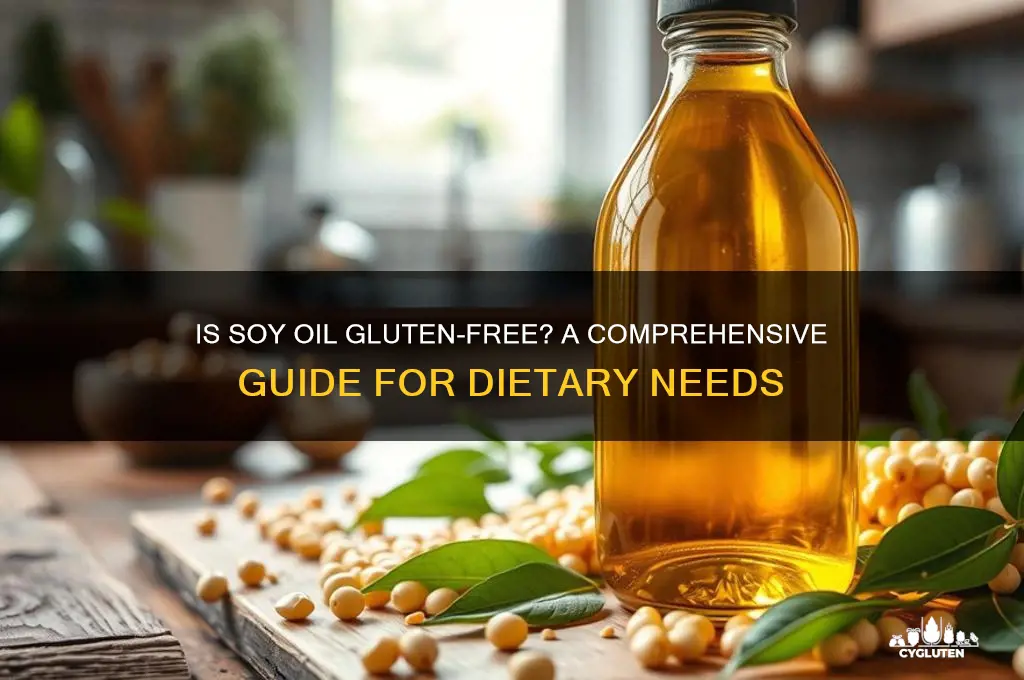 is soy oil gluten free