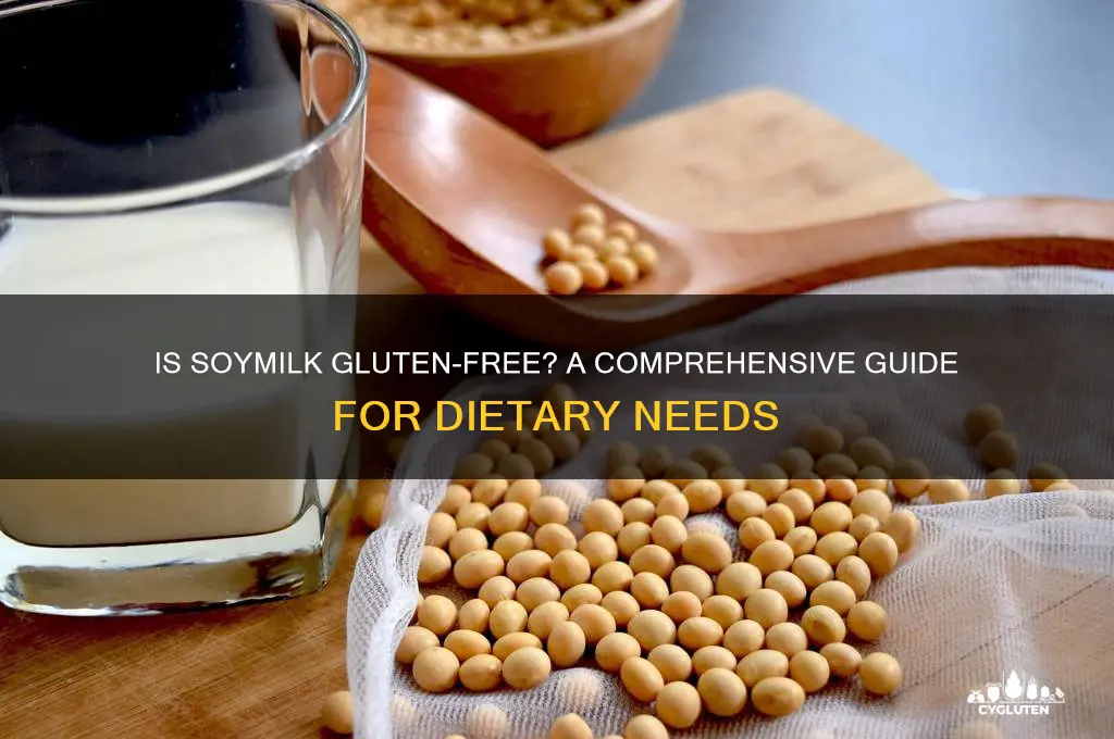 is soymilk gluten free
