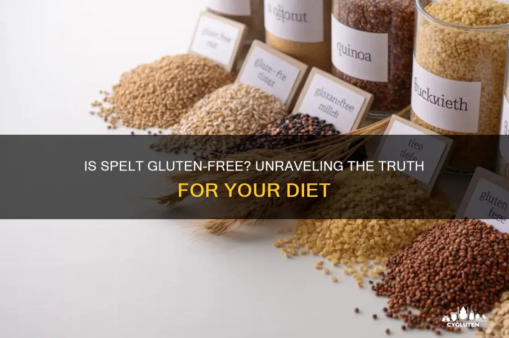 is spelt gluteen free