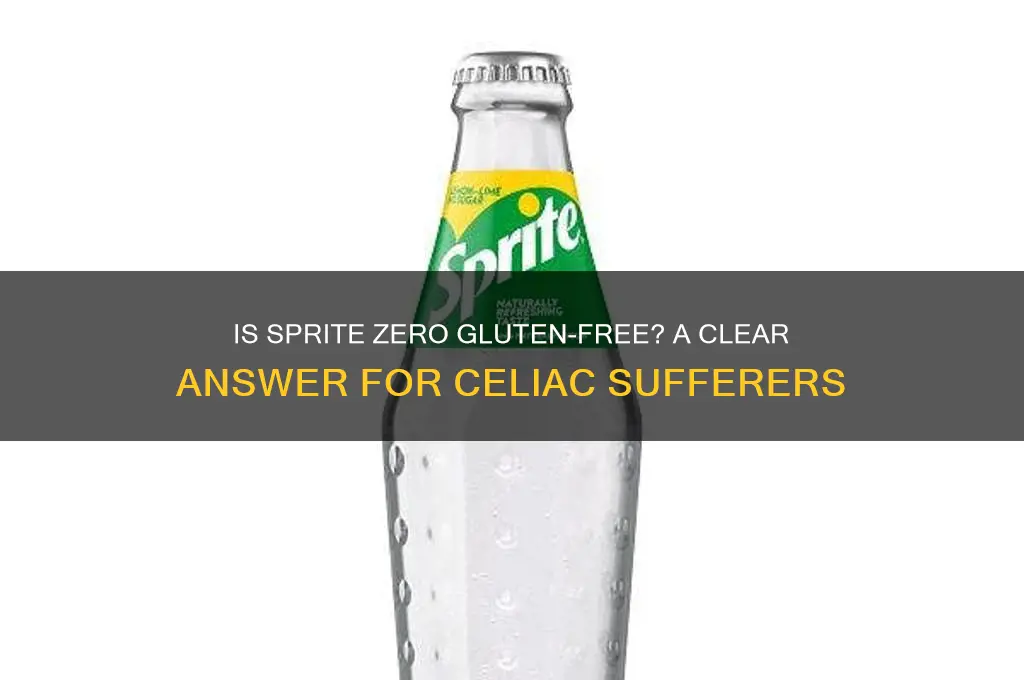 is sprite zero gluten free