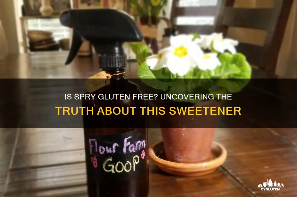 is spry gluten free