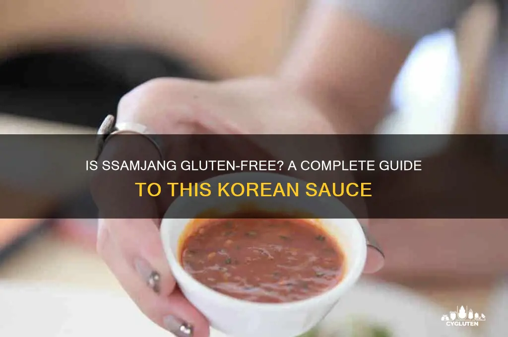 is ssamjang gluten free