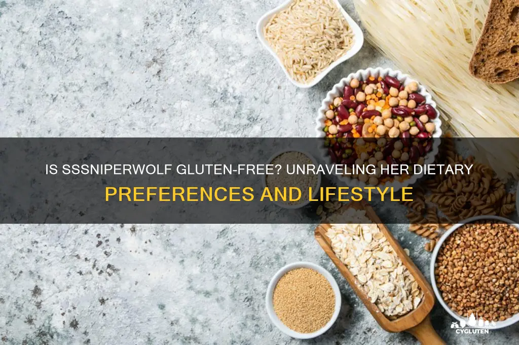 is sssniperwolf gluten free