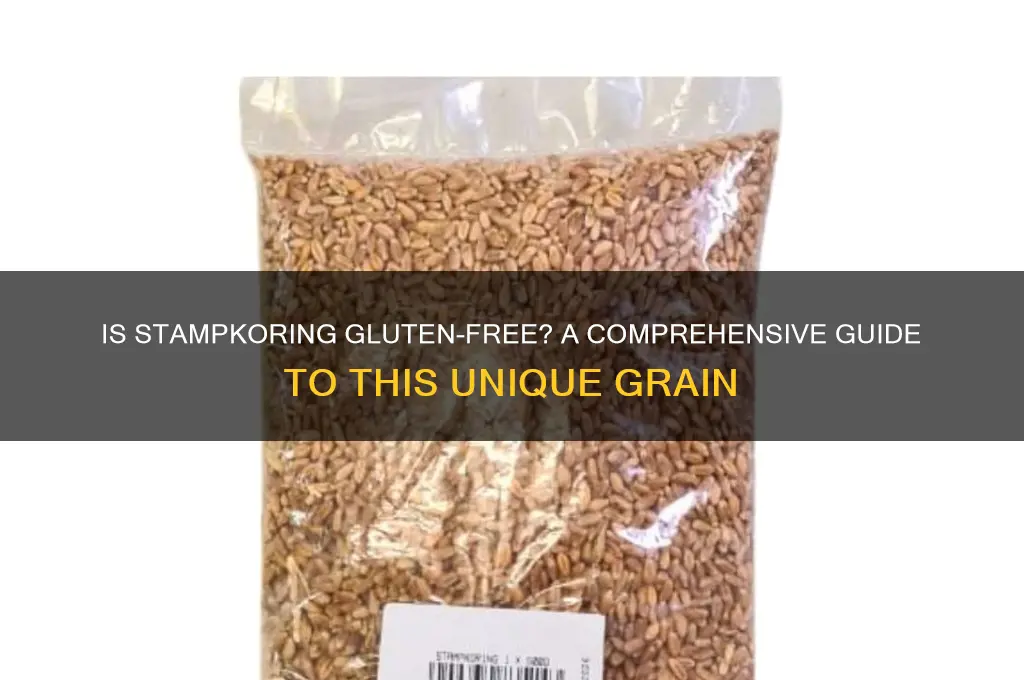 is stampkoring gluten free