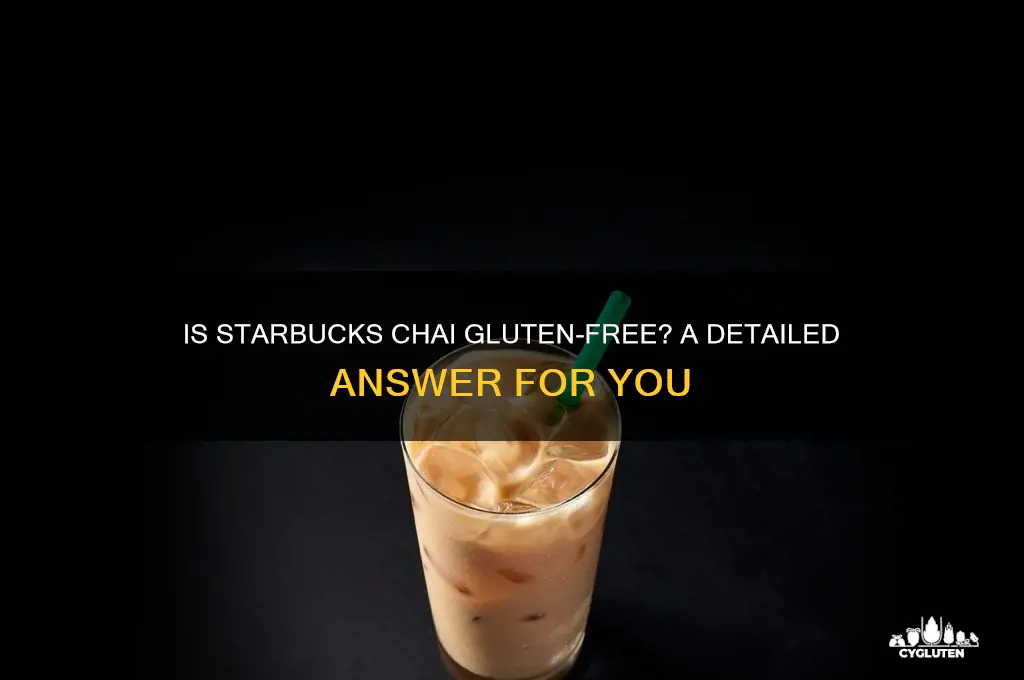 is starbucks chai gluten free