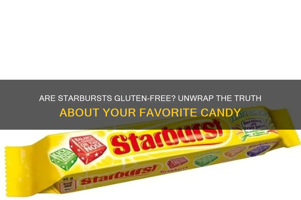is starbursts gluten free