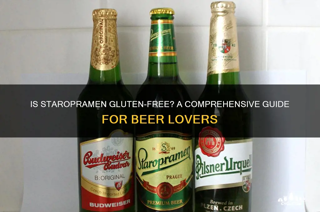 is staropramen gluten free