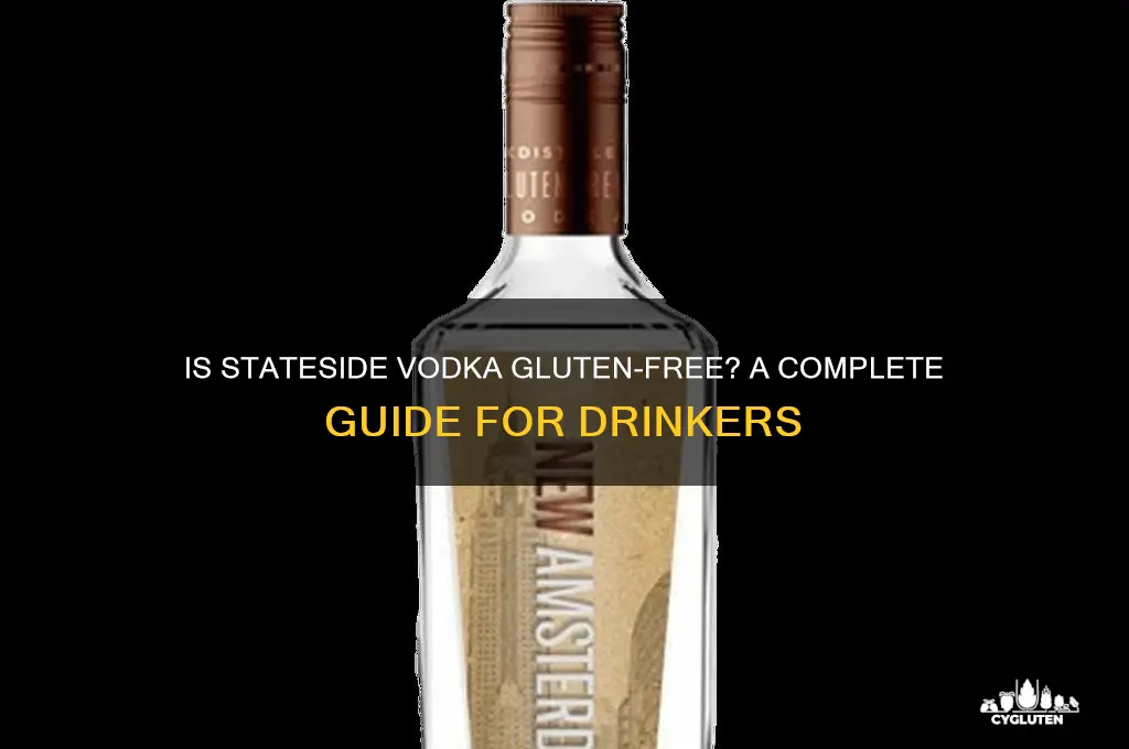 is stateside vodka gluten free