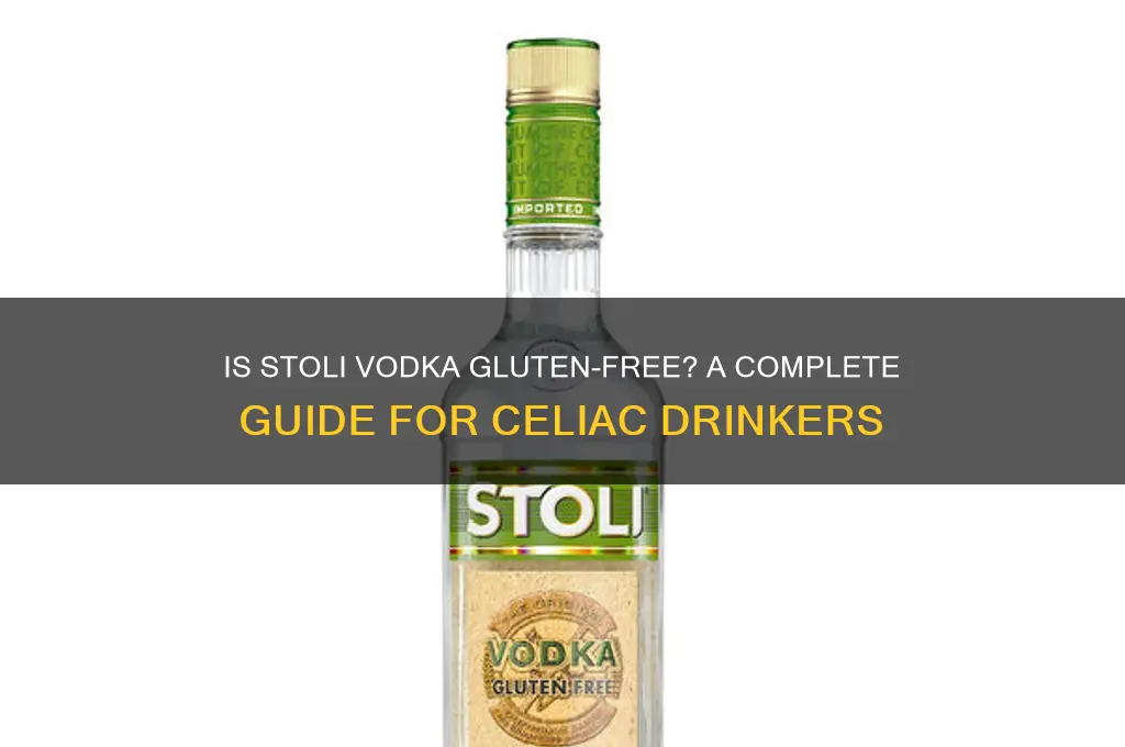 is stoli vodka gluten free