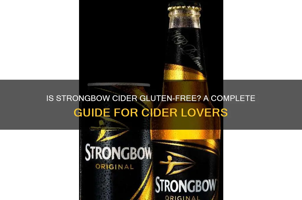 is strongbow cider gluten free